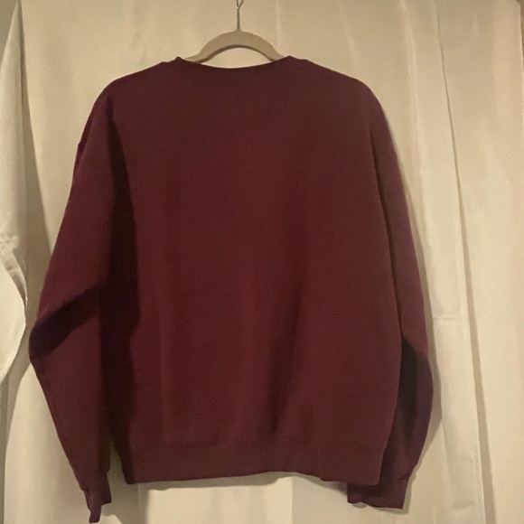 Hogwarts Alumni Gildan Sweatshirt Harry Potter Burgundy Size M GUC Unisex - Picture 6 of 8